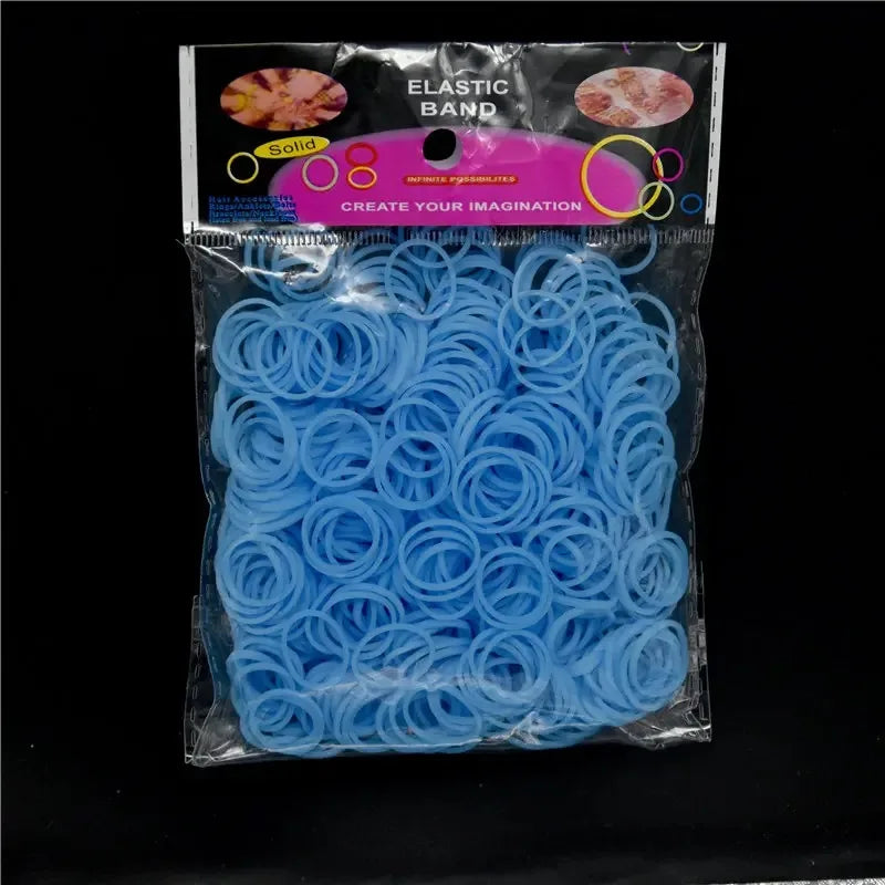 Loom Rubber Bands Refill Kit – DIY Bracelet Making Craft Set for Kids, Creative Weaving Toy Gift
