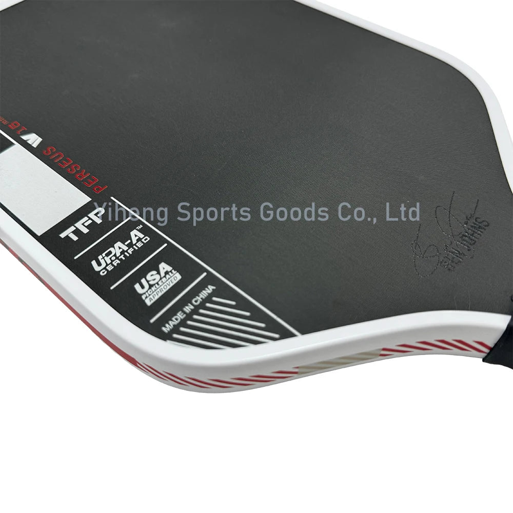 2025 Perseus4 Pro BEN JOHNS TFP Carbon Fiber Pickleball Paddle – 14/16mm Foam Core GEN4