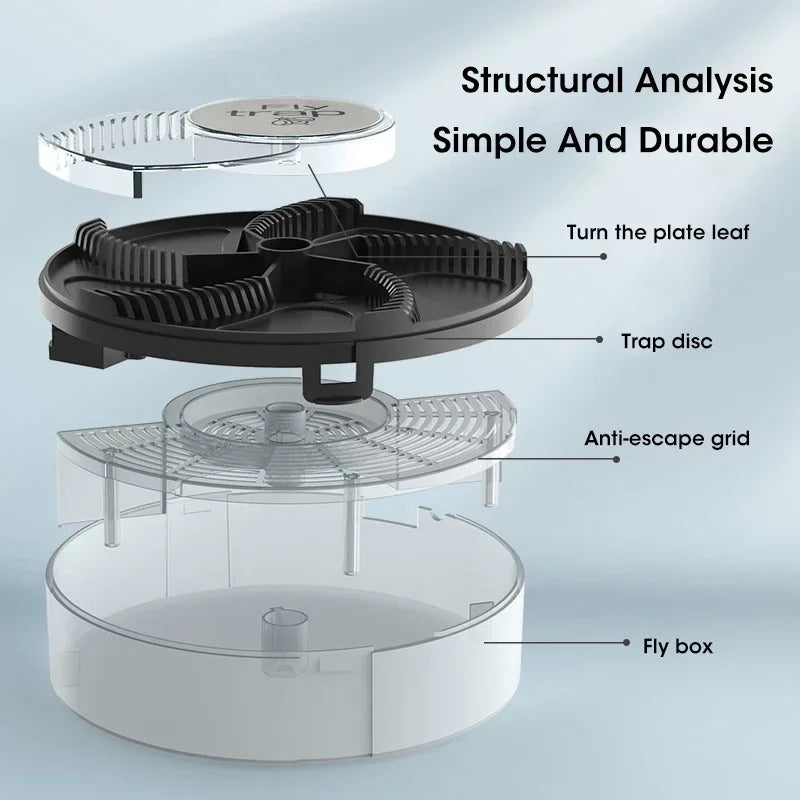USB Electric Fly Trap — Automatic Insect Catcher & Pest Control Device for Flies