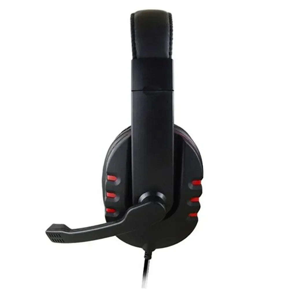 Upgraded Wired Gaming Headset with Mic – Noise-Cancelling Headphones for PC, PS4/PS5, Switch & Laptop