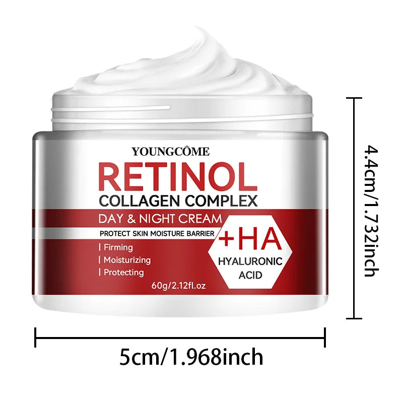 Retinol Collagen Facial Moisturizing Cream – Deep Nourishment for Dry, Rough & Aging Skin