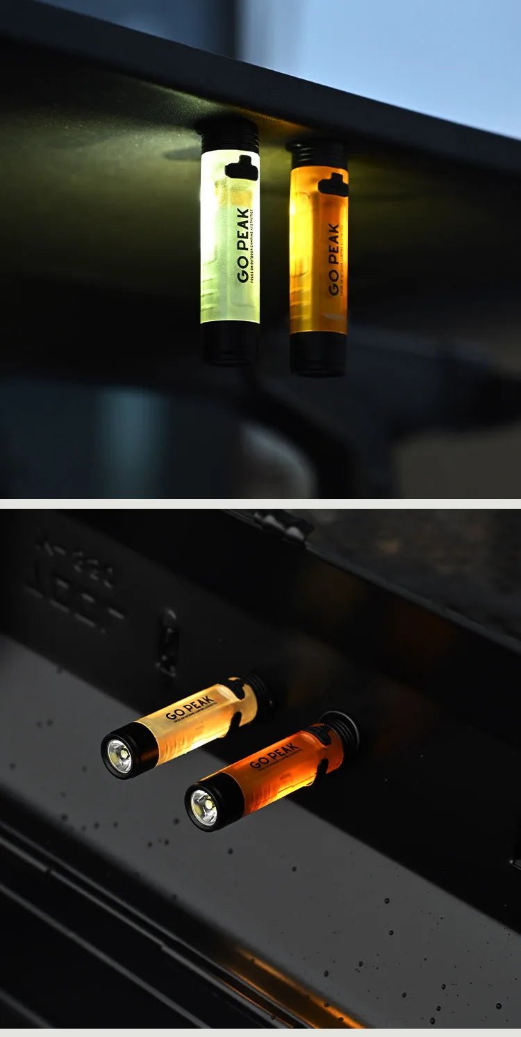 GOPEAK Mini Pocket Flashlight – Outdoor Key Clip LED Cap Light, Long-Lasting Emergency & Disaster Relief 5050 Small Torch