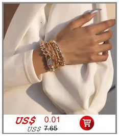 Exaggerated Chunky Metal Wire Choker Necklace – Gold Punk Collar, Wide Smooth Chain, Steampunk Jewelry for Women