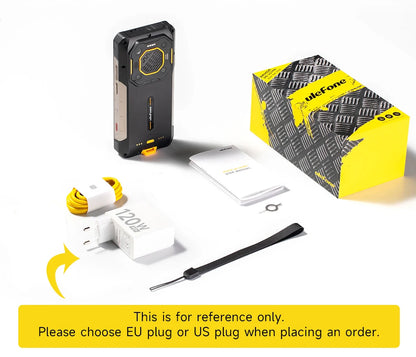 Ulefone Armor 26 Ultra 5G Rugged Waterproof Smartphone - 120W Fast Charging, 15600mAh, 200MP+64MP, 24GB+512GB, NFC