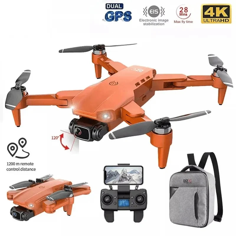 Drone L900 Pro 4K – Professional 5G GPS HD Dual Camera Photography, Brushless Foldable Quadcopter, 1.2KM Distance RC Drone Toys