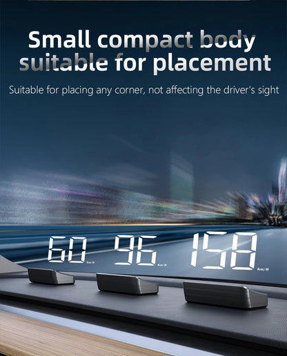 Car Head-Up Display M2 – HD GPS Speedometer, Digital Speed KMH Projector for All Cars, Auto Electronics Accessories