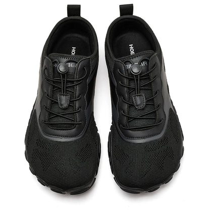 HOBIBEAR Unisex Barefoot Wide Toe Sneakers – Zero Drop Outdoor Running & Beach Walking Shoes with Elastic Band