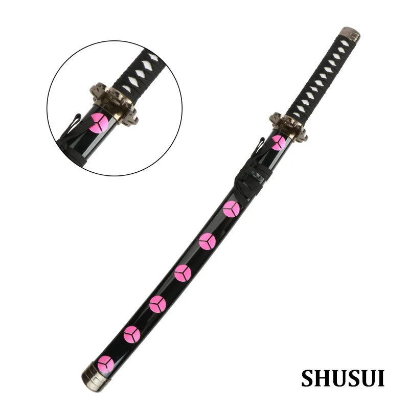 3-Piece Roronoa Zoro Katana Set – Anime Cosplay Toy Swords with Belt & Sword Holder