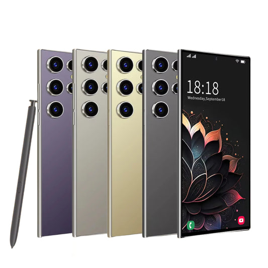 S25 Pro Android Smartphone – 6.8" Display, 8GB RAM + 256GB ROM, Dual SIM, 24MP+48MP Camera, 6000mAh Battery, Google Play Support