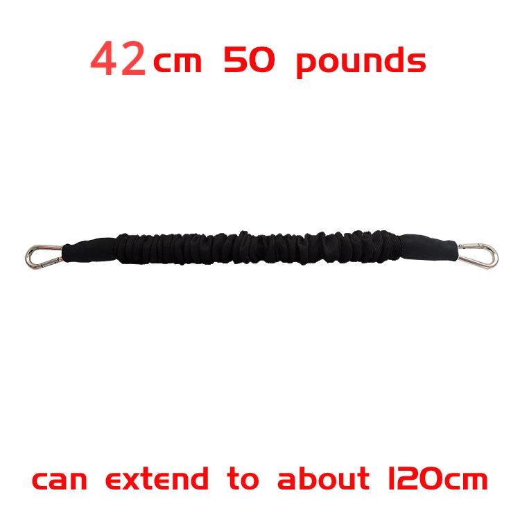 Thickened Latex Resistance Bands — 30/42/65/80cm Pull Rope for Gym, Fitness Training & Taekwondo (Customizable)