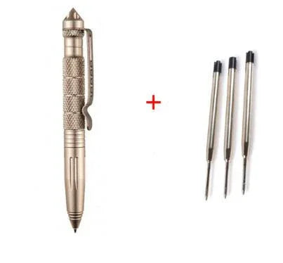 ZK20 Tactical Self-Defense Pen – Aluminum Anti-Slip Steel Glass Crusher, 1/4/8pcs Kit