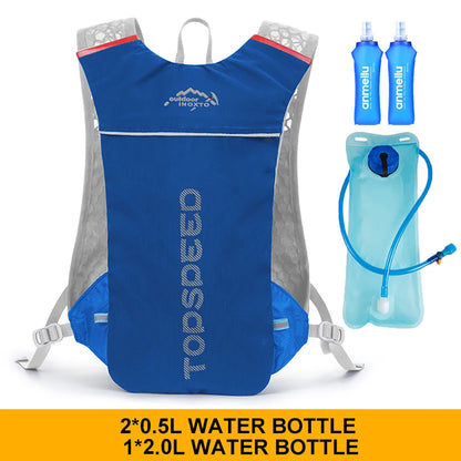 5L Ultralight Outdoor Trail Running Backpack — Hydration Vest with 500ML Water Bottle for Men