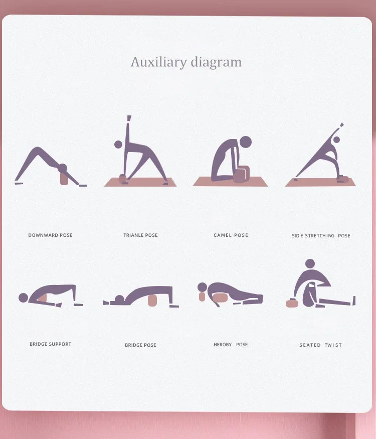 EVA Yoga & Pilates Blocks – Exercise Bricks for Home Fitness, Reinforcement, and Workout Support