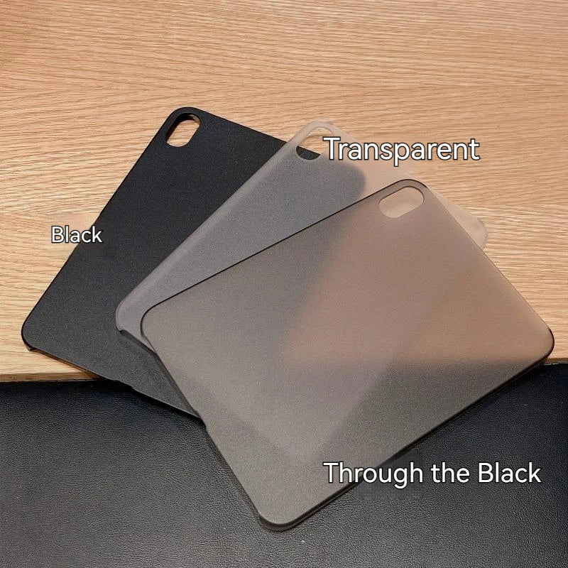 Transparent Frosted Case for iPad Mini 6 - Ultra Thin Fingerprint Resistant Hard PC Cover for iPad 10th, 9th, 8th, 10.2, Air 5 and 4
