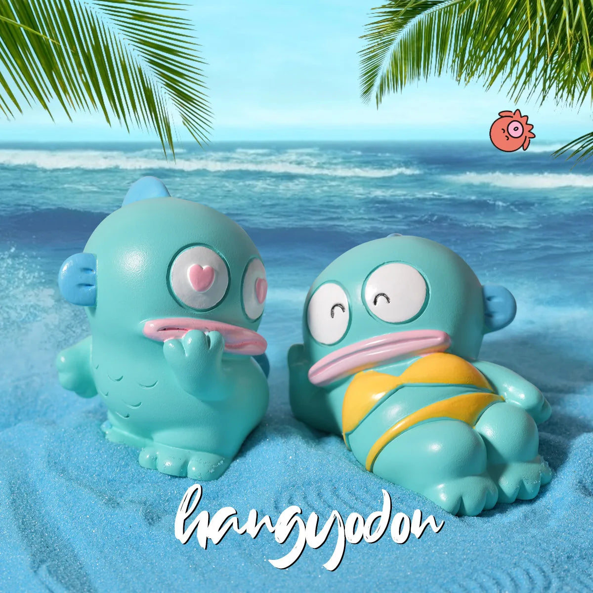 8PCS Mermaid Hangyodon Blind Box – Big Mouth Fish Anime Figures for Desktop Decoration & Student Surprise Gift