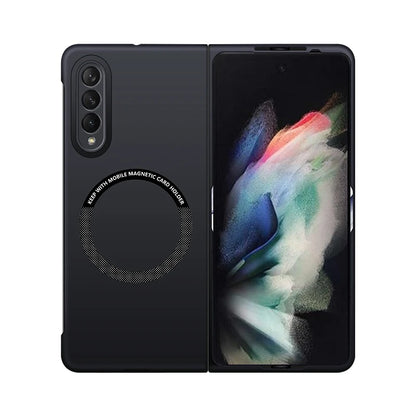 Ultra Thin Skin Feel Case for Samsung Galaxy Z Fold 3/4/5/6/7 – Magnetic Wireless Charging Compatible Fold Cover