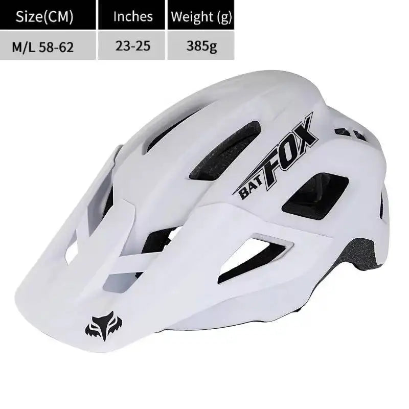 BATFOX Ultralight Bike Helmet – Molded Mountain & Road Helmet for Men, DH AM Cycling Equipment, Casco Ciclismo Bicicleta