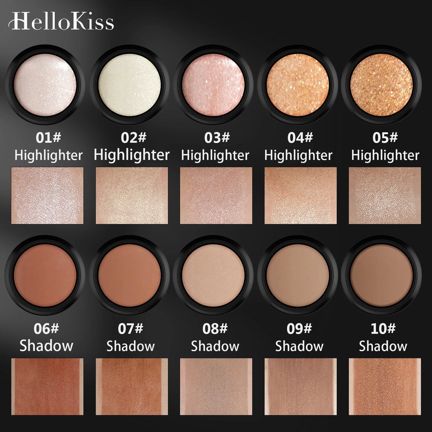 Face Brown Bronzer Contour Stick - Foundation Makeup Pen, Long-Lasting Smooth Contour, Shadow Blusher & Highlight Concealer Cosmetics