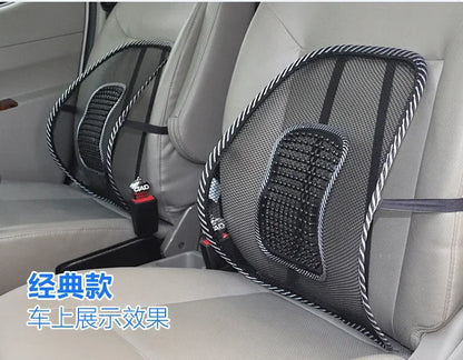 Mesh Lumbar Back Cushion – Anti-Fatigue Elastic Support Pad for Office Chair, Massage Cushion for Daily Use