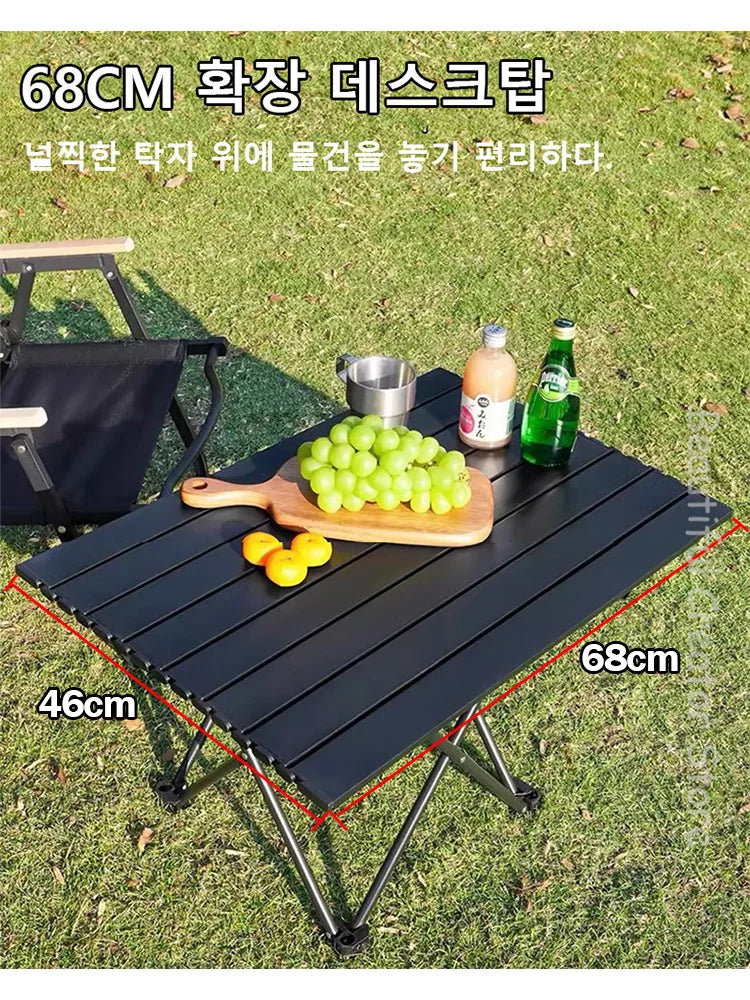 Outdoor Camping Table – Ultra Lightweight Folding Picnic, Egg Roll, Portable Coffee Table for Rent House