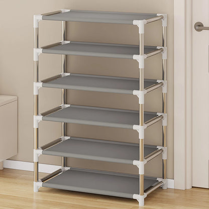 Dustproof Fabric Shoe Cabinet Organizer: Simple Multilayer Storage Rack for Shoes - Nonwoven Household Economical Shoe Rack Cabinet