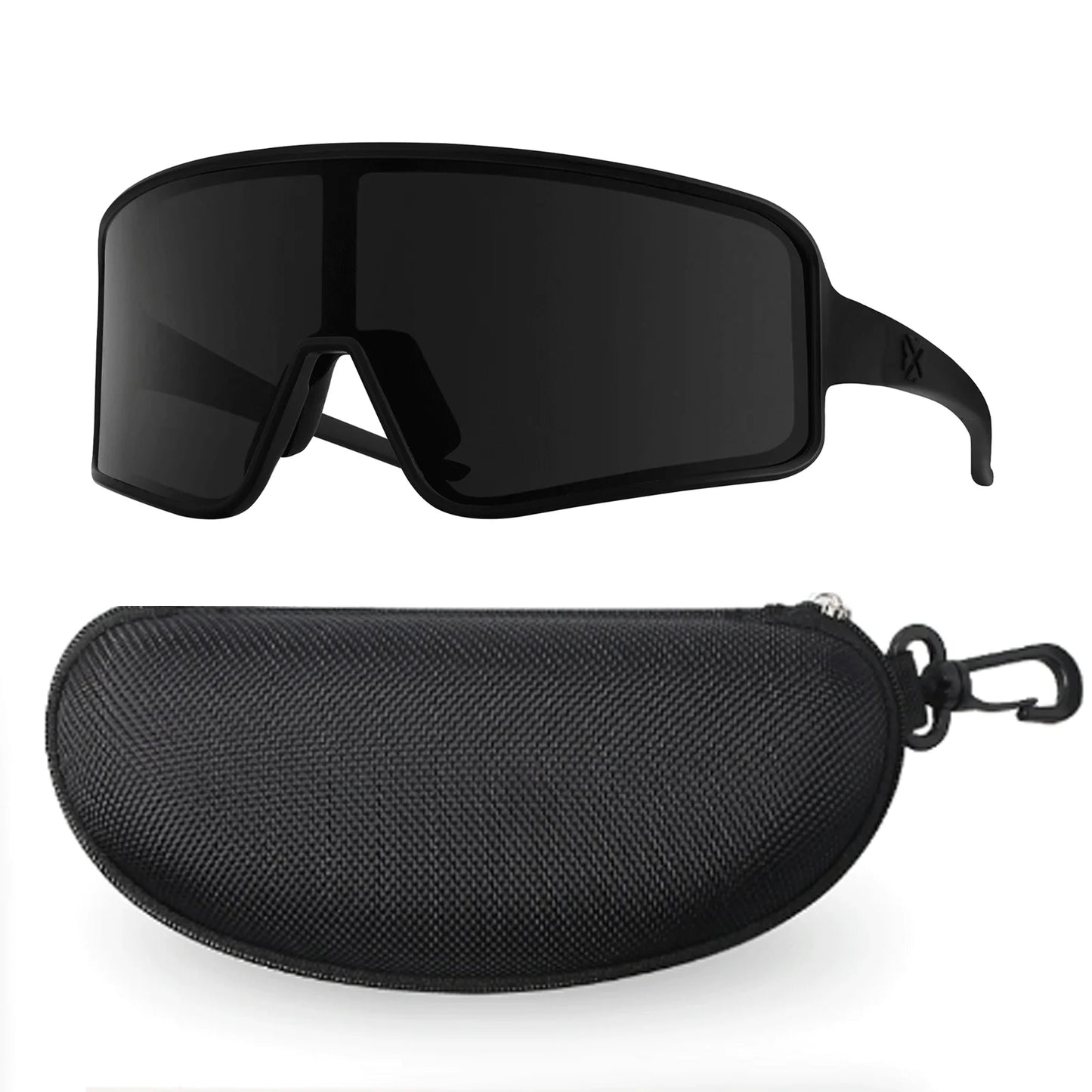 JULI Polarized Classic Sports Sunglasses - Ultralight Rimless Rectangle Frame for Men, Fishing & Driving, UV400 Protection (MJ8009)