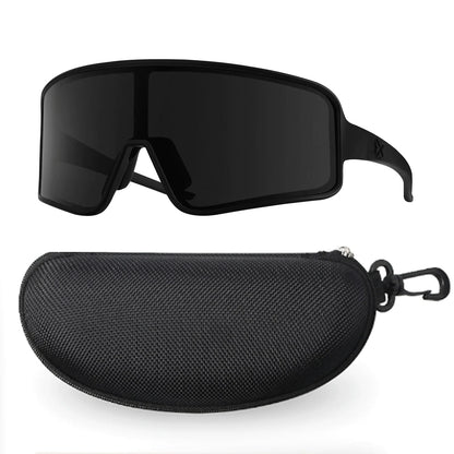 JULI Polarized Classic Sports Sunglasses - Ultralight Rimless Rectangle Frame for Men, Fishing & Driving, UV400 Protection (MJ8009)