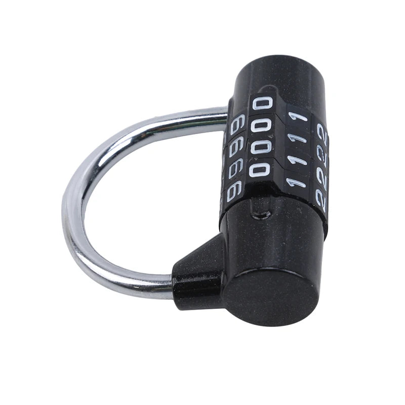 Multifunctional 4-Digit Combination Padlock – Security Lock for Gym Lockers, Luggage, Cabinets, Toolboxes, and Doors