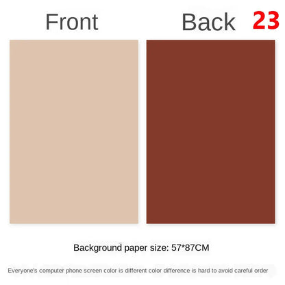 Photography Backdrops 57x87cm – Double-Sided Solid Color Photo Background for Studio, Newborn & Product Photography