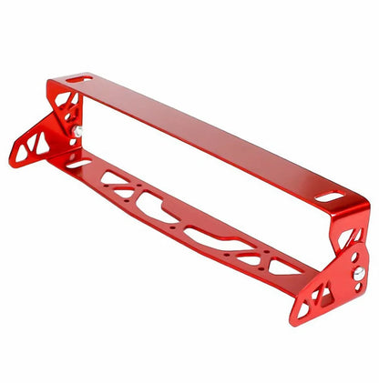 Premium Universal Aluminum Rotating License Plate Holder for Cars - Adjustable & Solid Frame for Car Number Plates