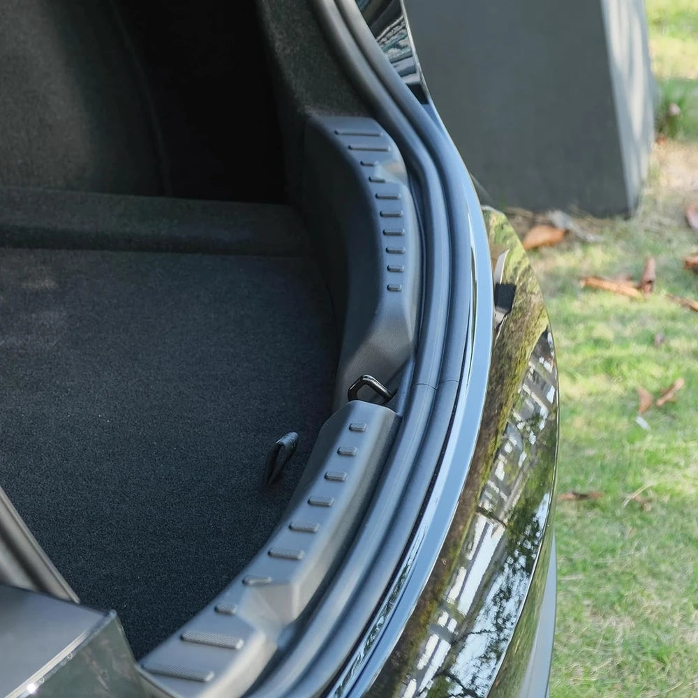 Tesla Model 3 Highland 2024-2025 Trunk Threshold Strip – TPE Mats Sill Guard Rear Cargo Anti-Scratch Protector Accessory