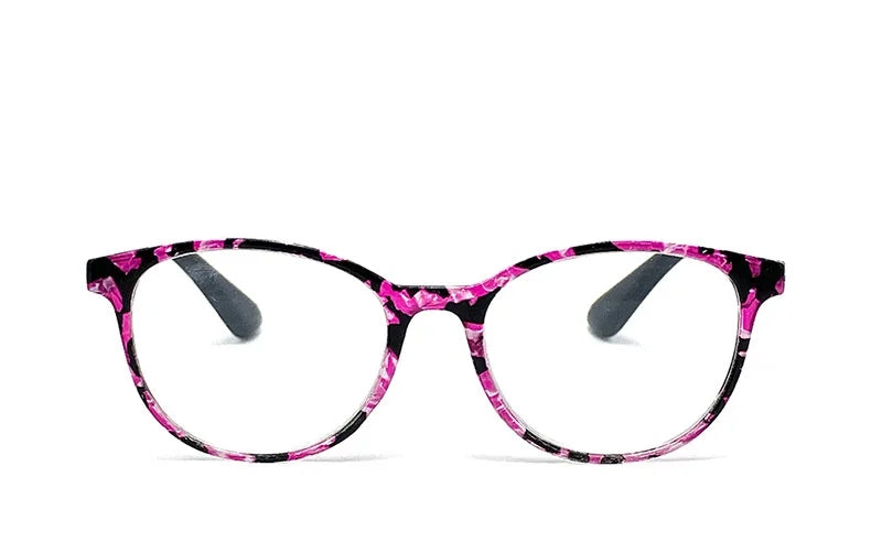 Retro Round Reading Glasses – Vintage Plastic Eyewear for Women, Presbyopia & Hyperopia +1.0 to +3.5