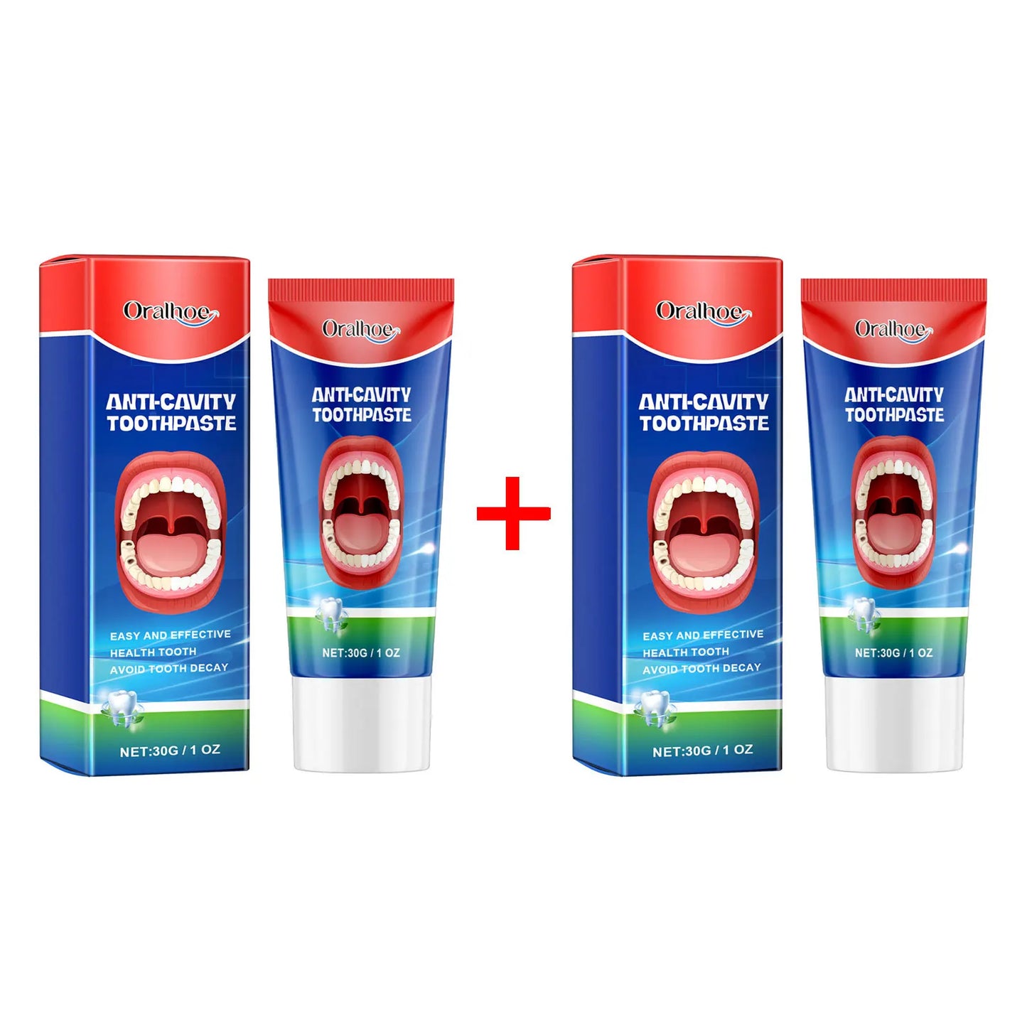 Anti-Decay Toothpaste – Deep Cleaning, Plaque Removal & Toothache Relief, Protects Teeth & Repairs Periodontitis