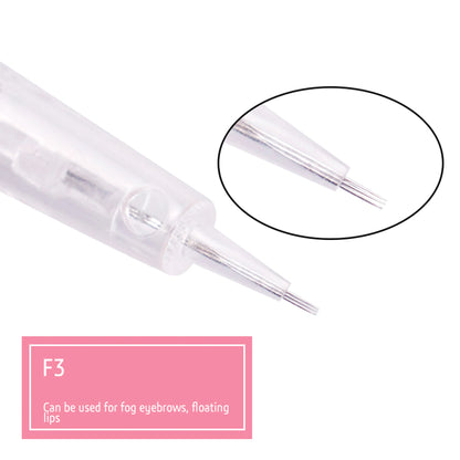 50/100PCS Disposable Sterilized 0.3mm Bayonet Cartridge Needles - Microblading & PMU Tattoo Needles