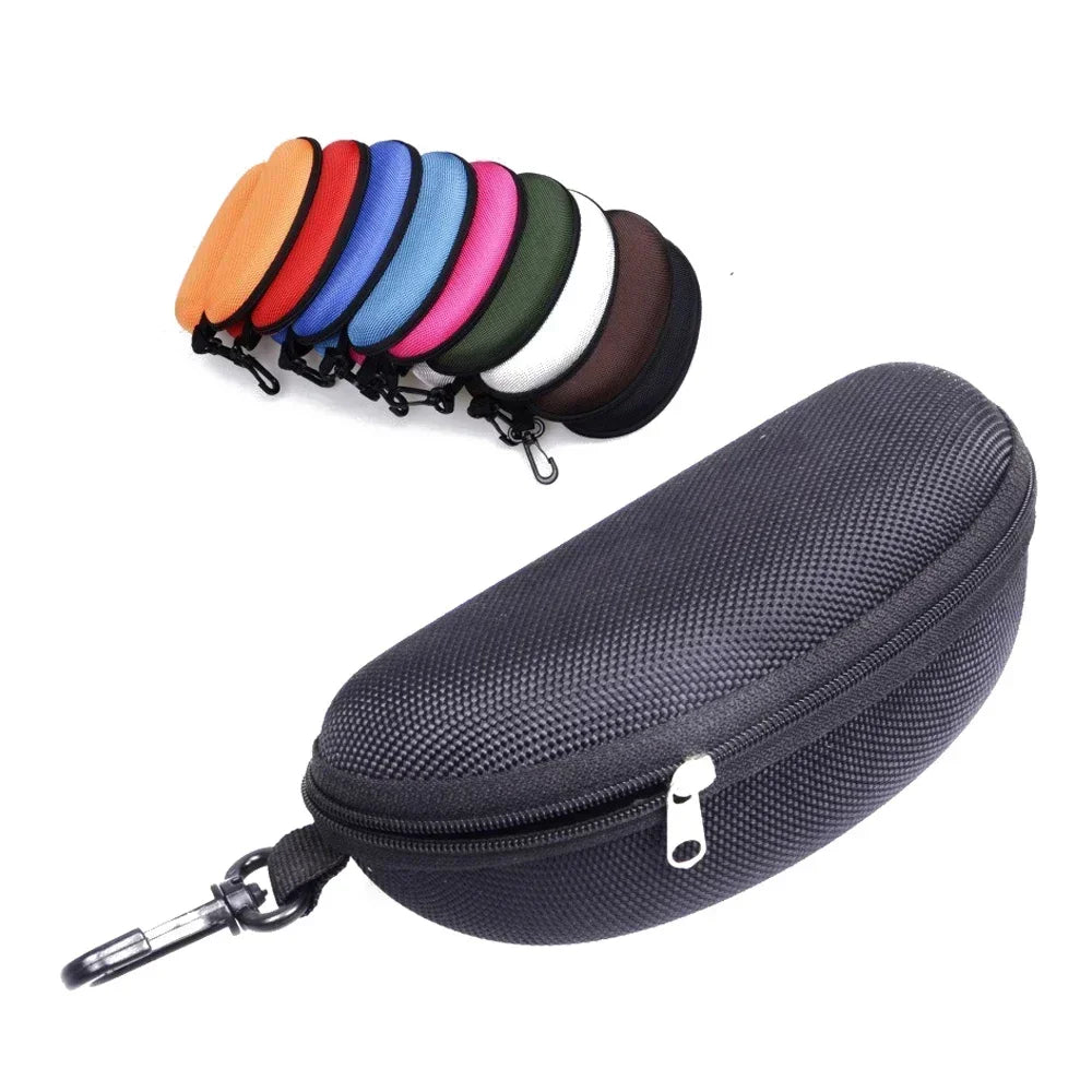 Hard Zipper Sunglasses and Reading Glasses Carry Case: Travel Pack Pouch with 11 Color Options - Convenient Storage Solution