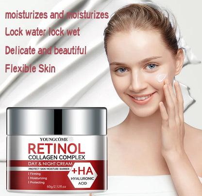 Retinol Collagen Facial Moisturizing Cream – Deep Nourishment for Dry, Rough & Aging Skin