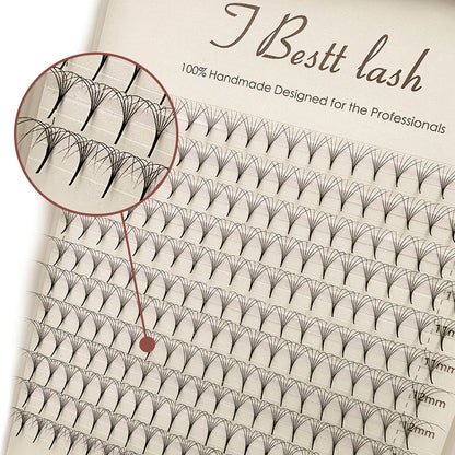 TBestt 5D/6D/8D/10D Premade Volume Lash Fans – Soft Silk Eyelash Extensions