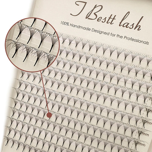 TBestt 5D/6D/8D/10D Premade Volume Lash Fans – Soft Silk Eyelash Extensions