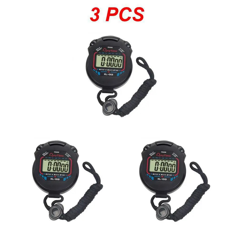 Waterproof Handheld Pocket Stopwatch – Professional Digital LCD Sport Timer for Timing Events