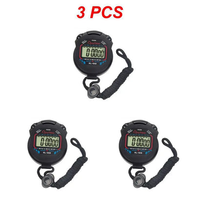 Waterproof Handheld Pocket Stopwatch – Professional Digital LCD Sport Timer for Timing Events