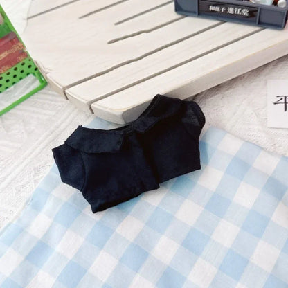 Corduroy Clothing Set for 17cm Labubu Doll – Outfit, Hat & Shoes DIY Accessories Gift