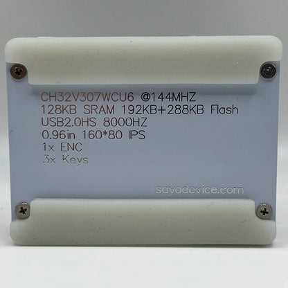 O3C SayoDevice OSU O3C Rapid Trigger Hall Switches – Magnetic Pink Keyboard Switches with Knob, Screen Copy & Paste Shortcut