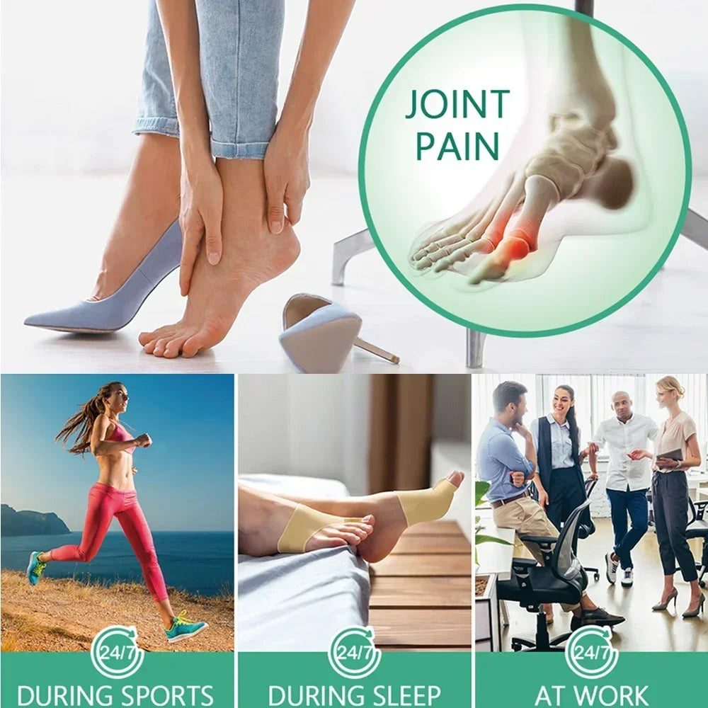 Toe Separator Bunion Corrector – Hallux Valgus Toe Pain Relief Foot Care Tool