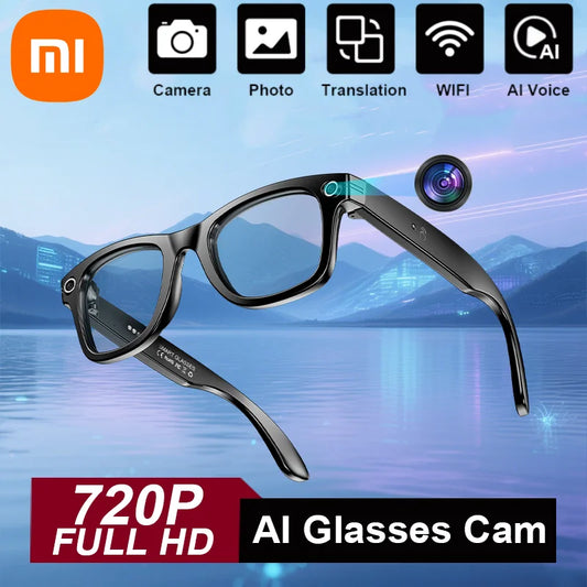 Xiaomi Smart Bluetooth Glasses — IP65 Waterproof, Video Recording, AI Photo Recognition, Translation, Call & Large Battery