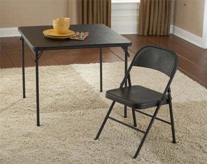 Mainstays 4-Pack Steel Folding Chairs – Beige Outdoor & Indoor Seating