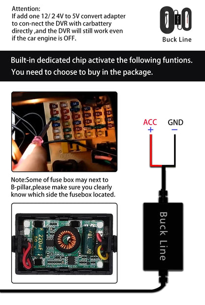 11.26" 4K 2160P Car DVR Dash Cam – CarPlay, Android Auto, GPS, WiFi, Bluetooth, FM, Rear View Mirror Camera & Drive Recorder