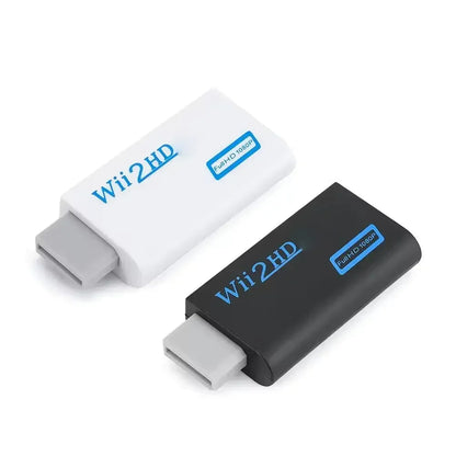 Full HD 1080P Wii to HDMI Converter Adapter – Wii2HDMI with 3.5mm Audio for PC & HDTV Display