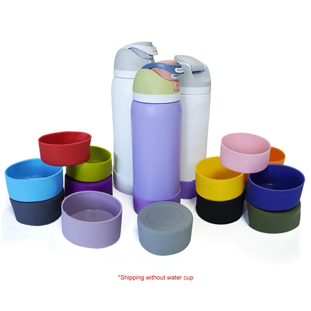 Silicone Water Bottle Boot – Anti-Slip Bottom Protector for Owala 32oz Flask Water Bottle