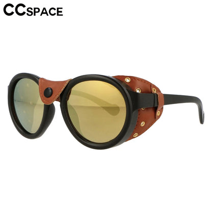 46311 Steampunk Oval Windproof Goggles – Vintage UV400 Sunglasses for Men & Women