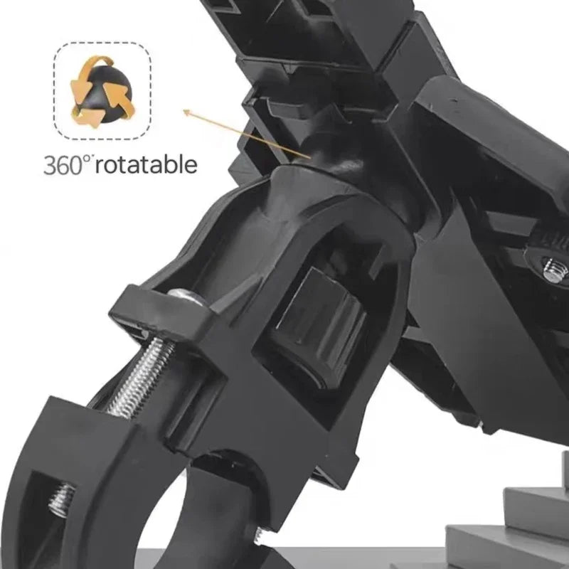 Universal 8-Claw Mobile Phone Holder – Mount for Motorcycle, Scooter, ATV, Bicycle & E-Bike